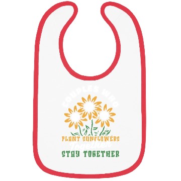Discover Sunflower Gardening Couple Bibs