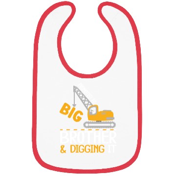 Discover Promoted to Big Brother and Digging It Crane Bibs