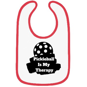 Discover Pickleball Is My Therapy Bibs