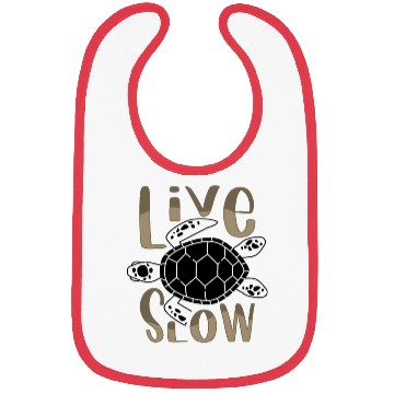Discover Relax and Live Slow Sea Turtle Beachy Vacation Bibs