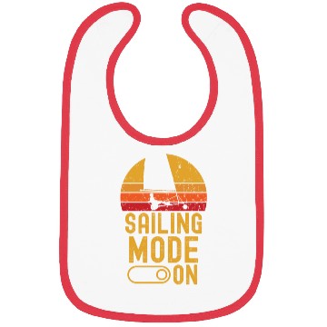Discover sand yachting retro vintage land sailing Bibs