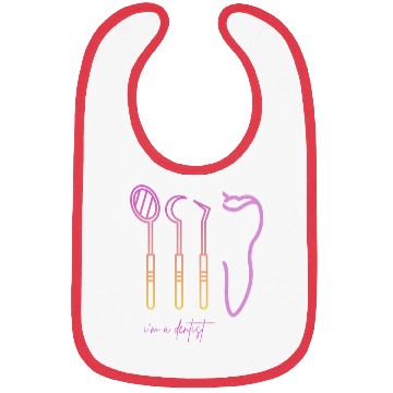 Discover I'm a dentist Bibs