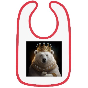 Discover Polar Bear King Bibs