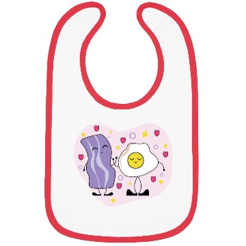 Discover Breakfast Buddies for Bacon Eggs Lover Bibs
