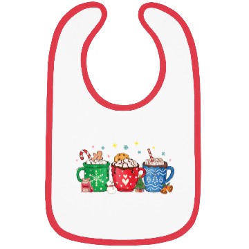Discover Christmas Hot Chocolate Cup Bibs