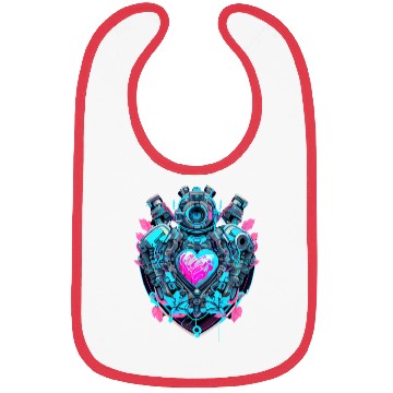 Discover Cyborg Heart Bibs
