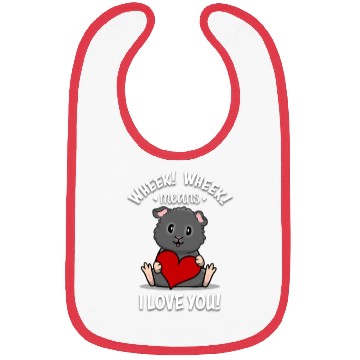 Discover Black Guinea Pig Bibs
