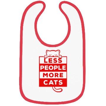 Discover Funny Cat Lover Bibs