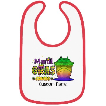 Discover Mardi Gras Cruise Mardi Gras Carnival Trip Funny Bibs