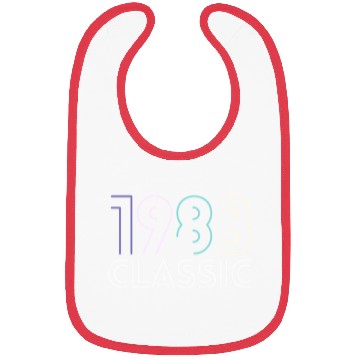 Discover 40 Years Vintage 1983 Retro 40th Birthday Bibs