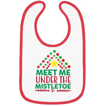 Discover Meet me under the mistletoe Bibs