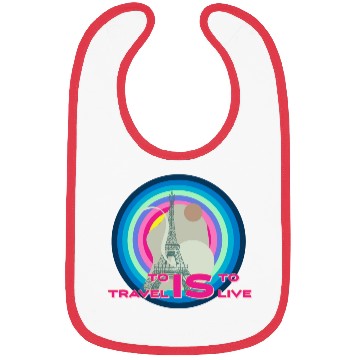 Discover To travel is to live Bibs