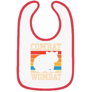 Discover Combat Wombat For A Wombats Lover Bibs