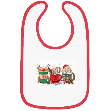 Discover Christmas Hot Chocolate Cup Bibs