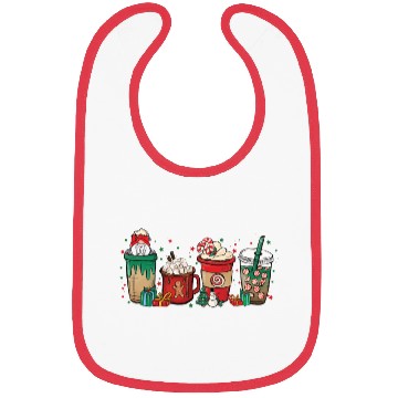 Discover Christmas Chocolate Cup Bibs