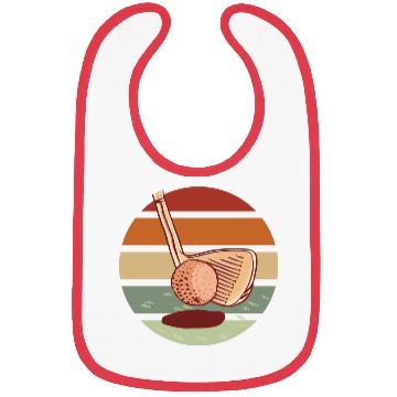Discover Retro sunset golf Bibs
