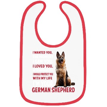 Discover Im your German Shepherd Bibs