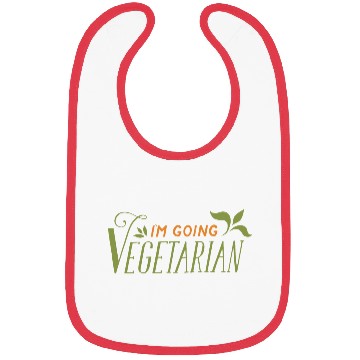 Discover Funny I'm Going Vegetarian Bibs