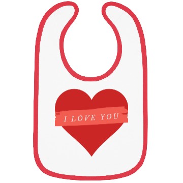 Discover I Love You Heart Lover Bibs