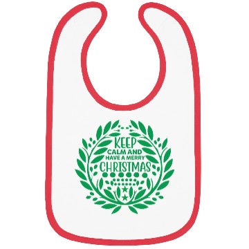 Discover Keep Calm and Have a Merry Christmas Bibs