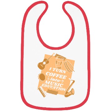 Discover Music Teacher Coffee Bibs