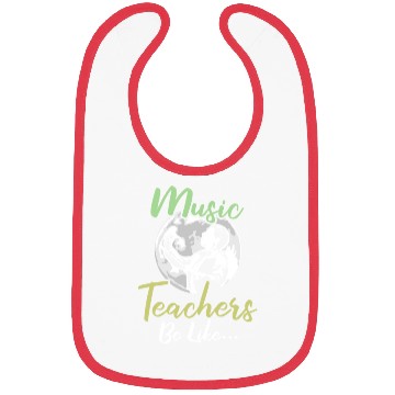 Discover Music Teacher Funny Bibs