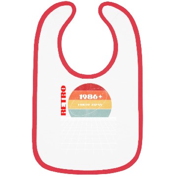Discover Retro 1986 Japan Bibs
