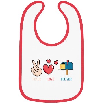 Discover Mail delivery, Postal worker Bibs