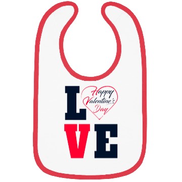 Discover saint valentine Bibs