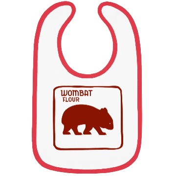 Discover Wombat Dingo Flour Australia Australian Souvenir Bibs