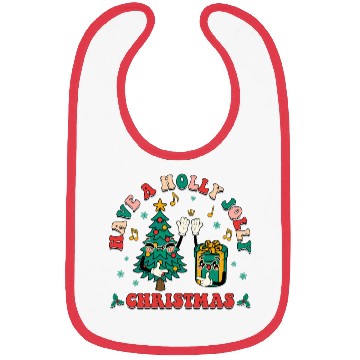 Discover have a holly jolly christmas Bibs