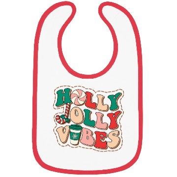 Discover holly jolly vibes Bibs