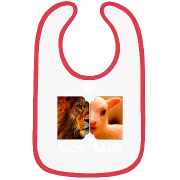 Discover He is the Lion and the Lamb Bibs