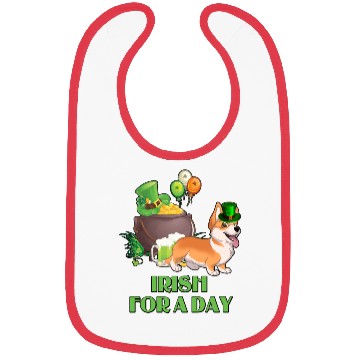 Discover Irish For A Day Pembroke Welsh Corgi St Patricks Bibs