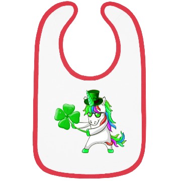 Discover Flossing Unicorn St Patrick's Day Floss Dance Bibs
