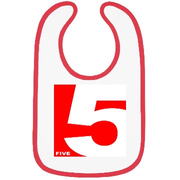 Discover NUMBER 5 RED Bibs
