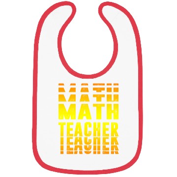 Discover Math teacher design Bibs