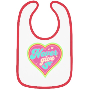 Discover Never Give Up Bibs