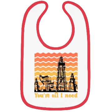 Discover oilfield worker gift - funny oilfield worker Bibs