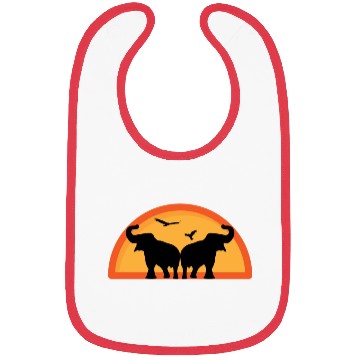 Discover Elephant vacation Bibs