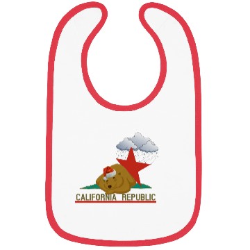 Discover California bear in winter Bibs