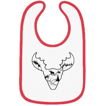 Discover moose head Bibs
