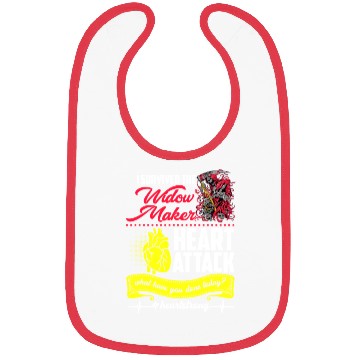 Discover I Survived The Widow Maker Heart Attack Bibs