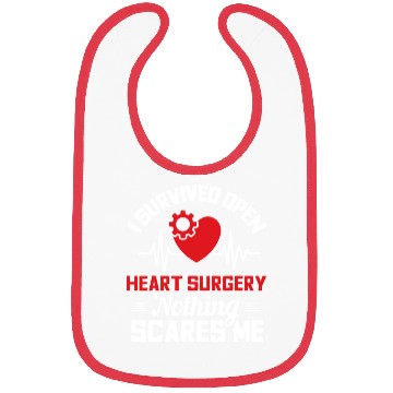 Discover I Survived Open Heart Surgery Nothing Scares Me Bibs