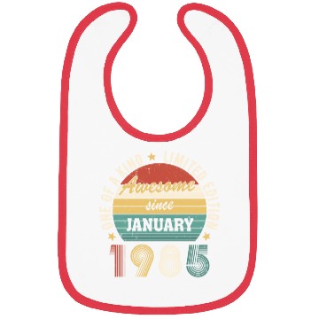Discover Awesome Since January 1985 Limited Edition Bibs