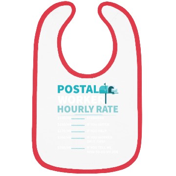 Discover Postal Worker Mail Lady Mail Carrier Postal Bibs