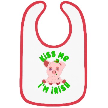 Discover St Patricks Day Year of the Pig Shenanigan Piglet Bibs