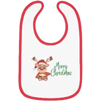 Discover Christmas Deer gift Bibs