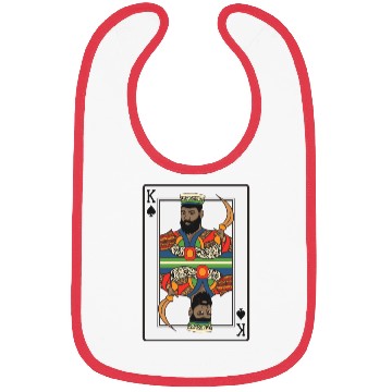 Discover King Spades African American Card Halloween Bibs