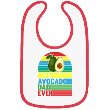 Discover Best Avocado Dad Ever Bibs